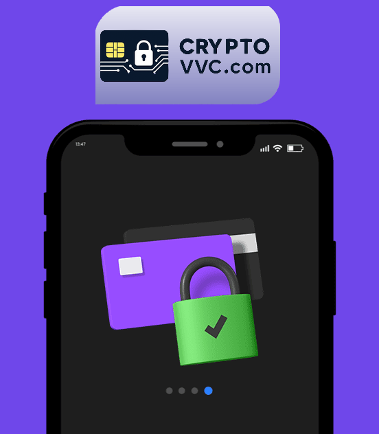 Secure virtual Visa card with cryptocurrency